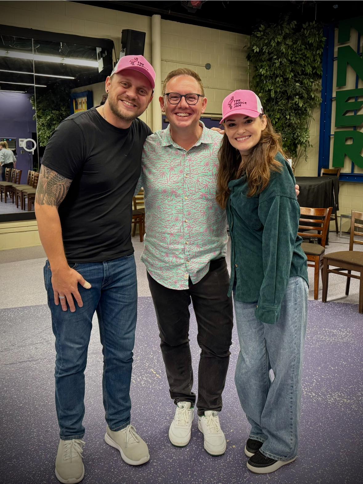 Simon with Matt DeAngelis and Christine Dwyer